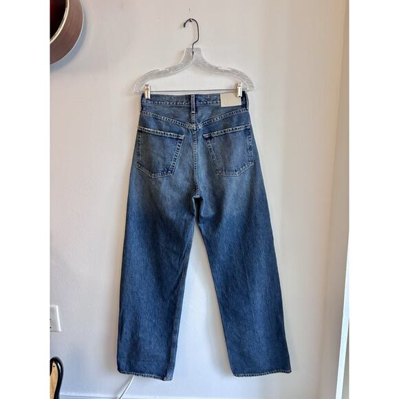 Citizens Of Humanity Ayla Baggy High Rise Wide Leg Jeans Brielle Rolled Hem 26 - Picture 8 of 10